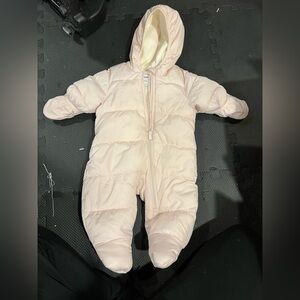 Old Navy Soft Pink Infant Snowsuit